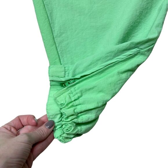 Recreation Mens Y2K Mint Green Nylon Vintage Windbreaker Jogger Pant - Picture 5 of 9